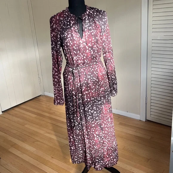 Cloth & Stone Long Sleeve Ruffle Midi Dress - Picture 5 of 5